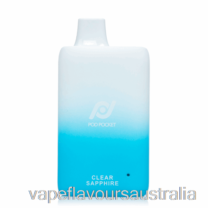 Vape Australia Pod Pocket 7500 Disposable Clear Sapphire